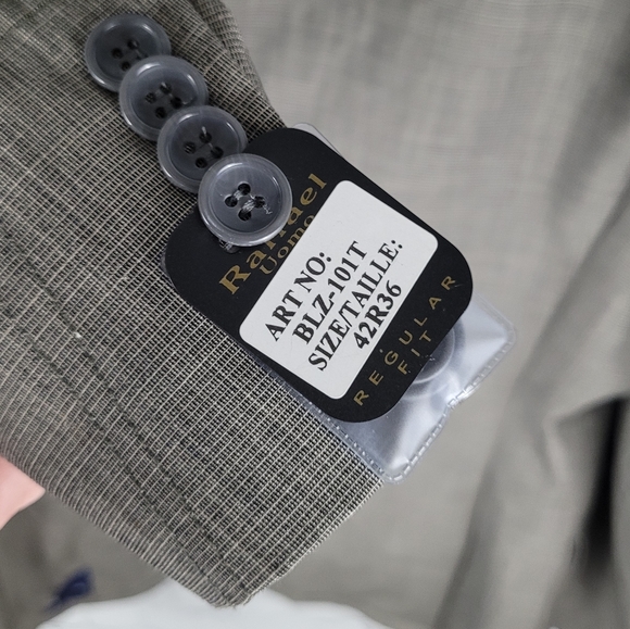 RAFFAEL UOMO | two-button sport coat blazer - Picture 8 of 9